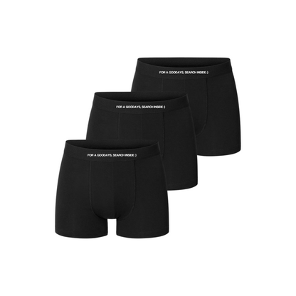 BOXER PACK 3PZ - BLACK