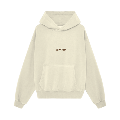 CREAM MOON HOODIE - BEIGE